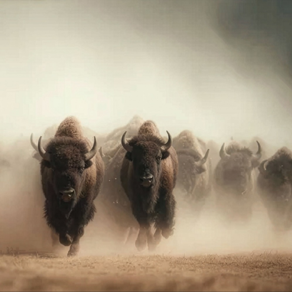 Bison-Herd